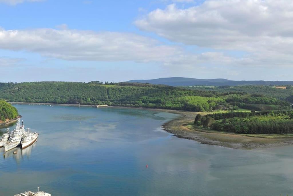 Logement Neuf Aux Portes De La Presqu'Ile Argol Bagian luar foto